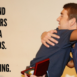 Michael Phelps showing love